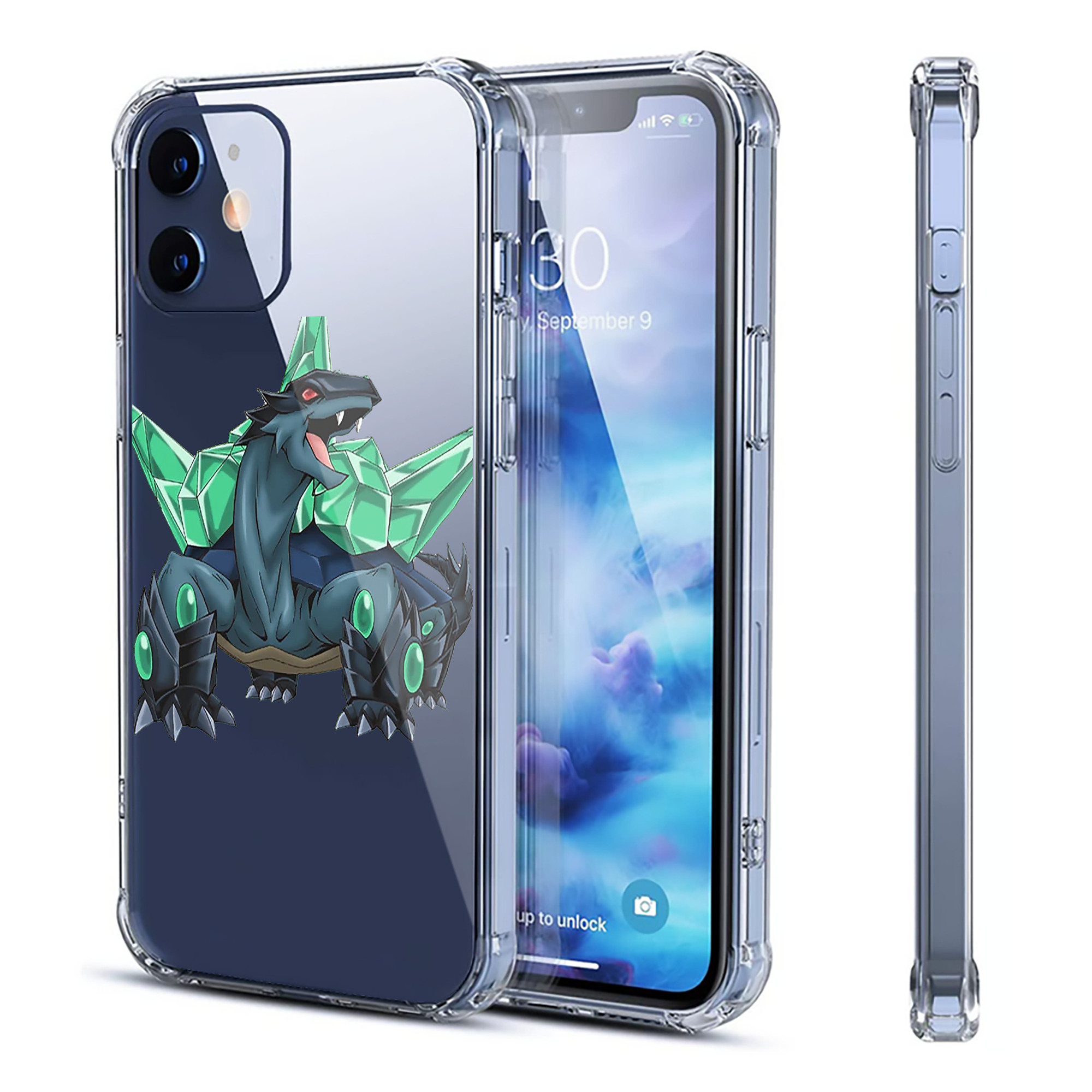 （画像用） 遊☆戯☆王 Yu-Gi-Oh! 【iPhone 12シリーズ対応】透明スマホケース（クリアソフトケース）